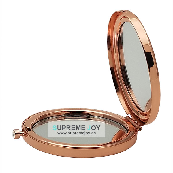 Rose Gold Compact Mirror